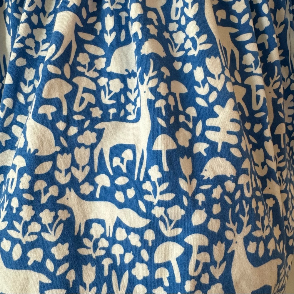 Mini Boden Girls Woodland Print Jersey Dress - Picture 2 of 6